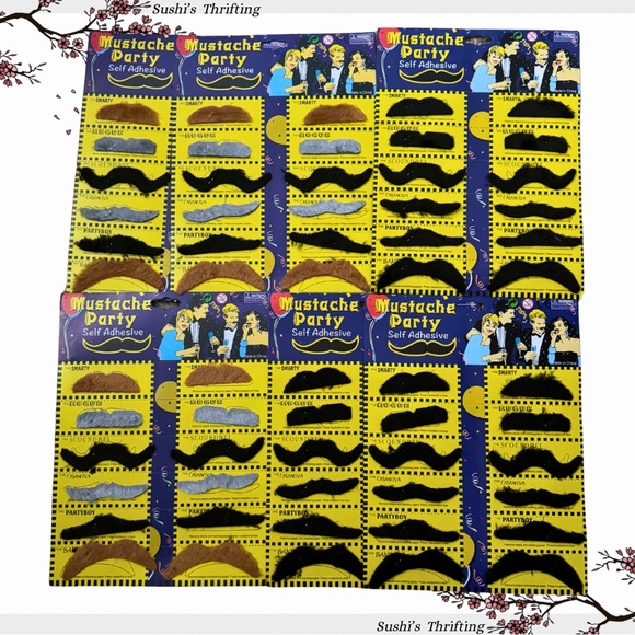 Other - • Self-Adhesive Mustaches • Costume & Photo Props 🥸